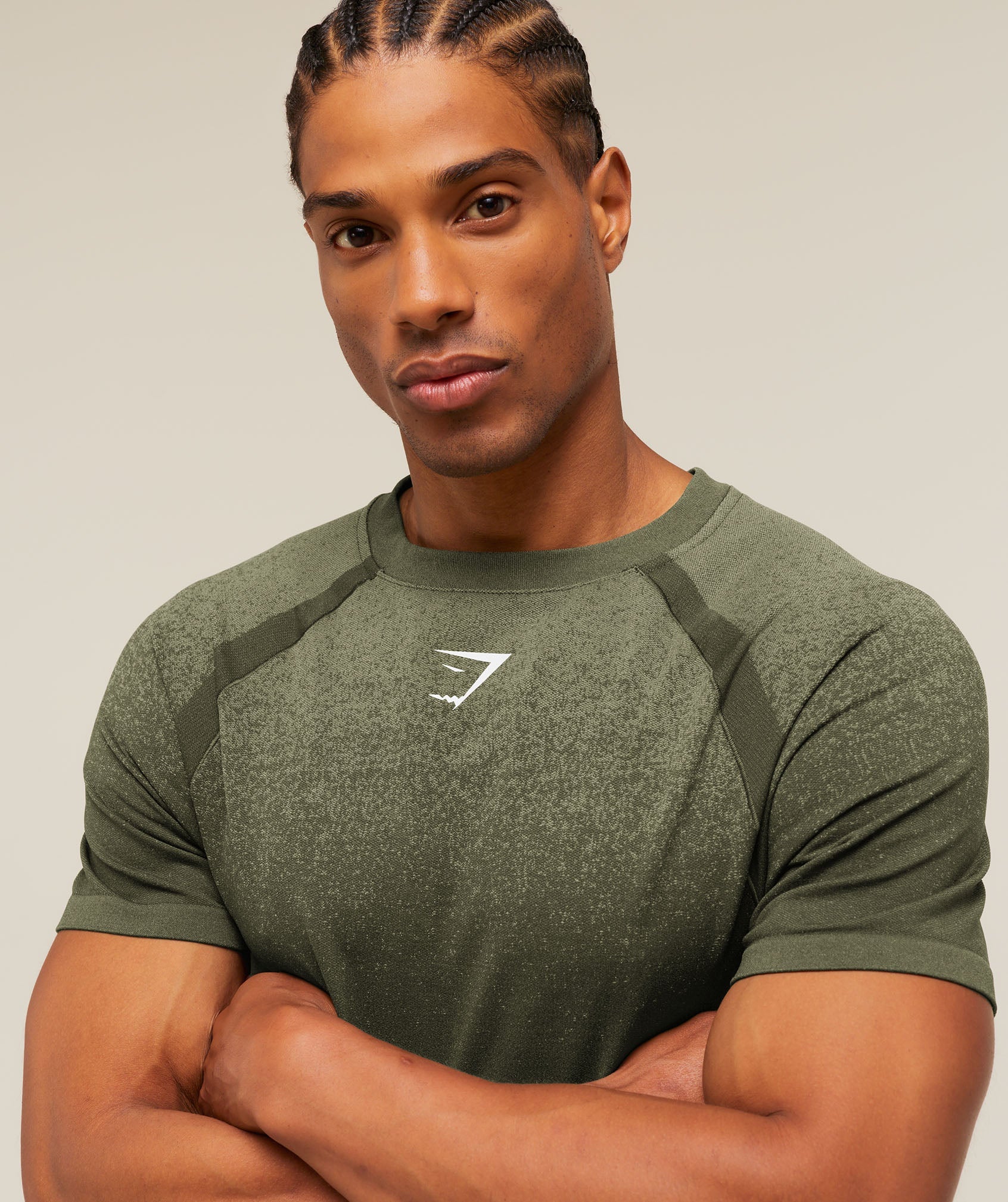 Shadow Seamless T Shirt - Core Olive — imagem 4