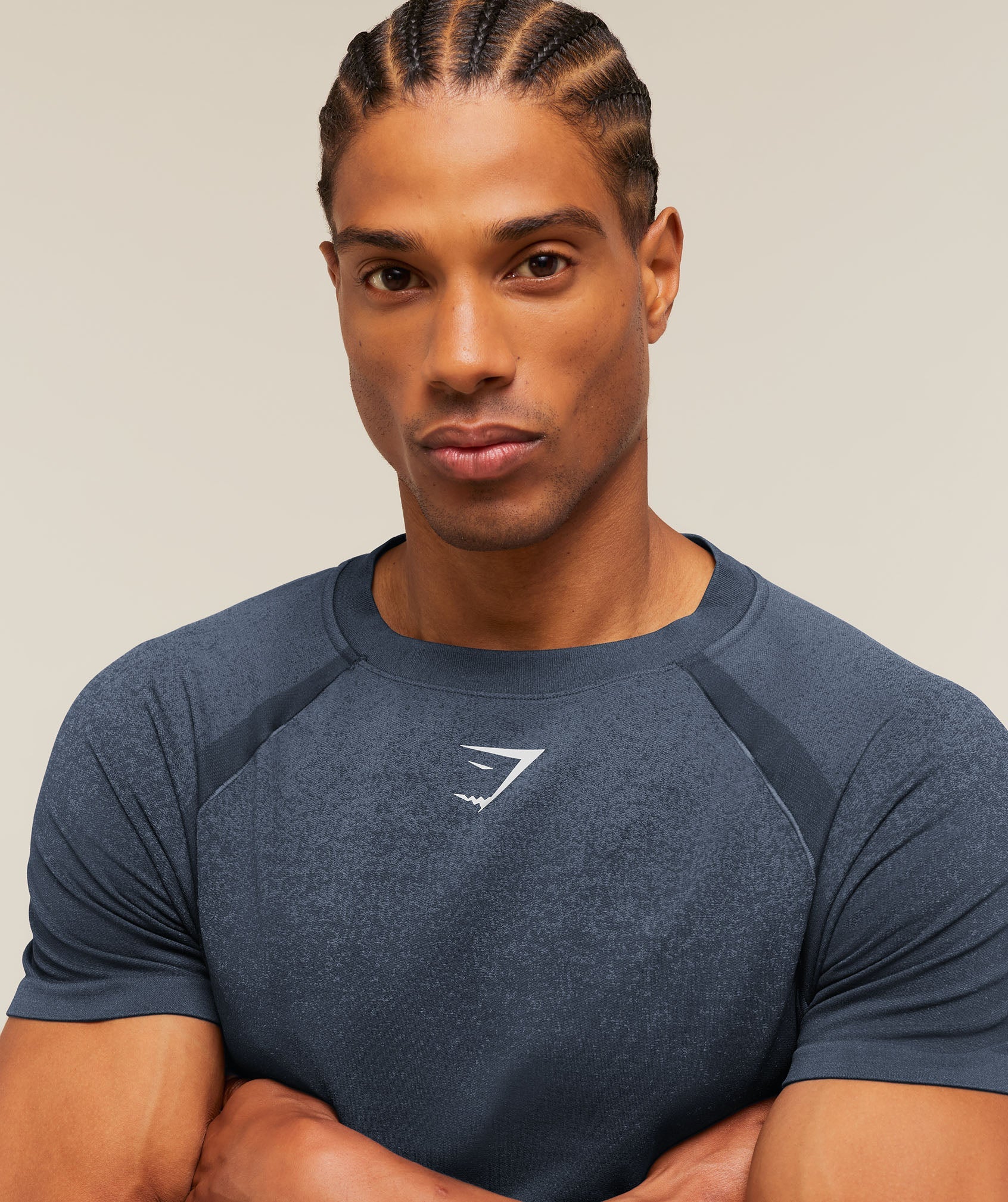 Shadow Seamless T Shirt - Heavy Blue — imagem 4