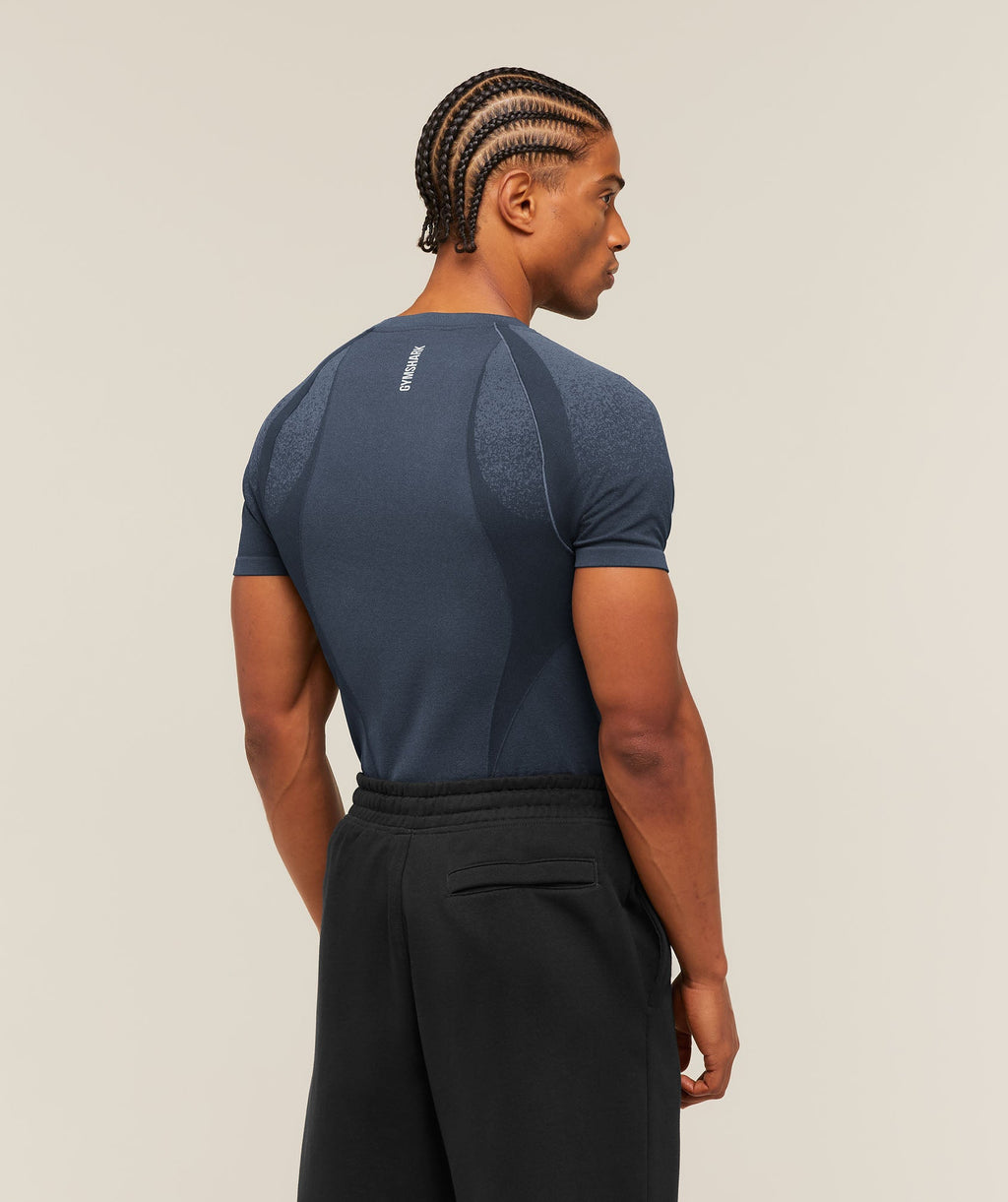 Shadow Seamless T Shirt - Heavy Blue — imagem 2