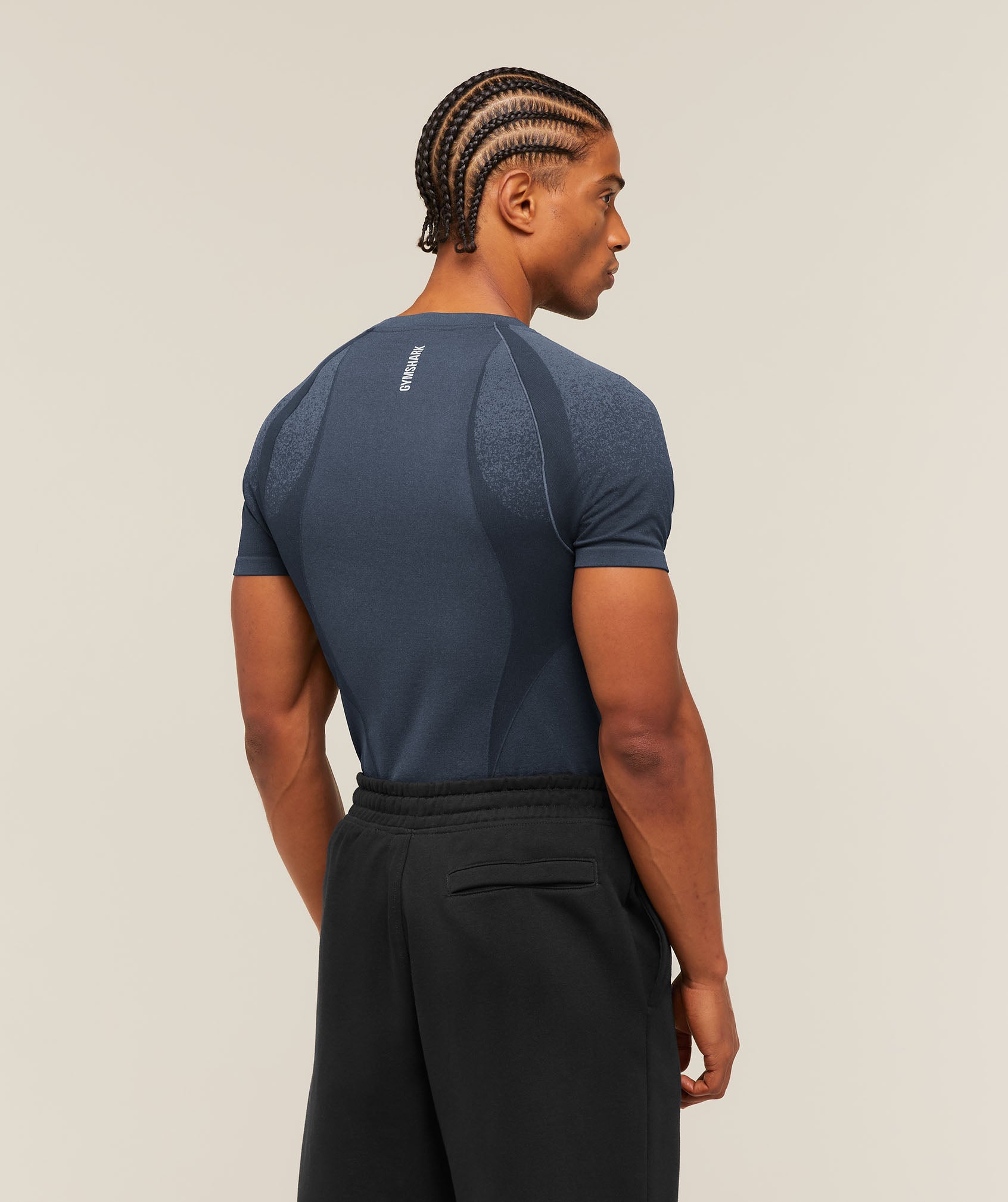 Shadow Seamless T Shirt - Heavy Blue — imagem 2