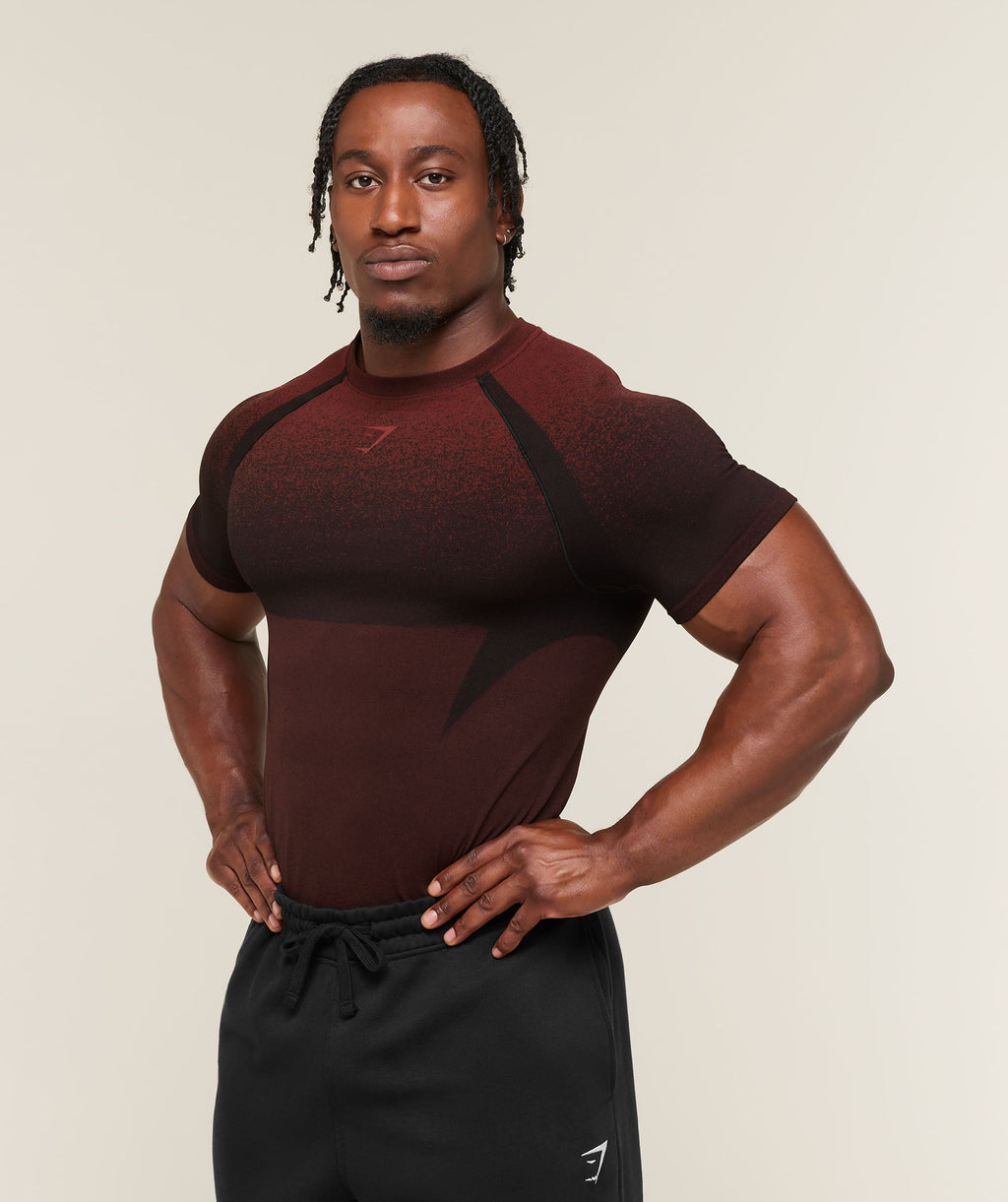 Shadow Seamless T Shirt - Sets Red — imagem 3