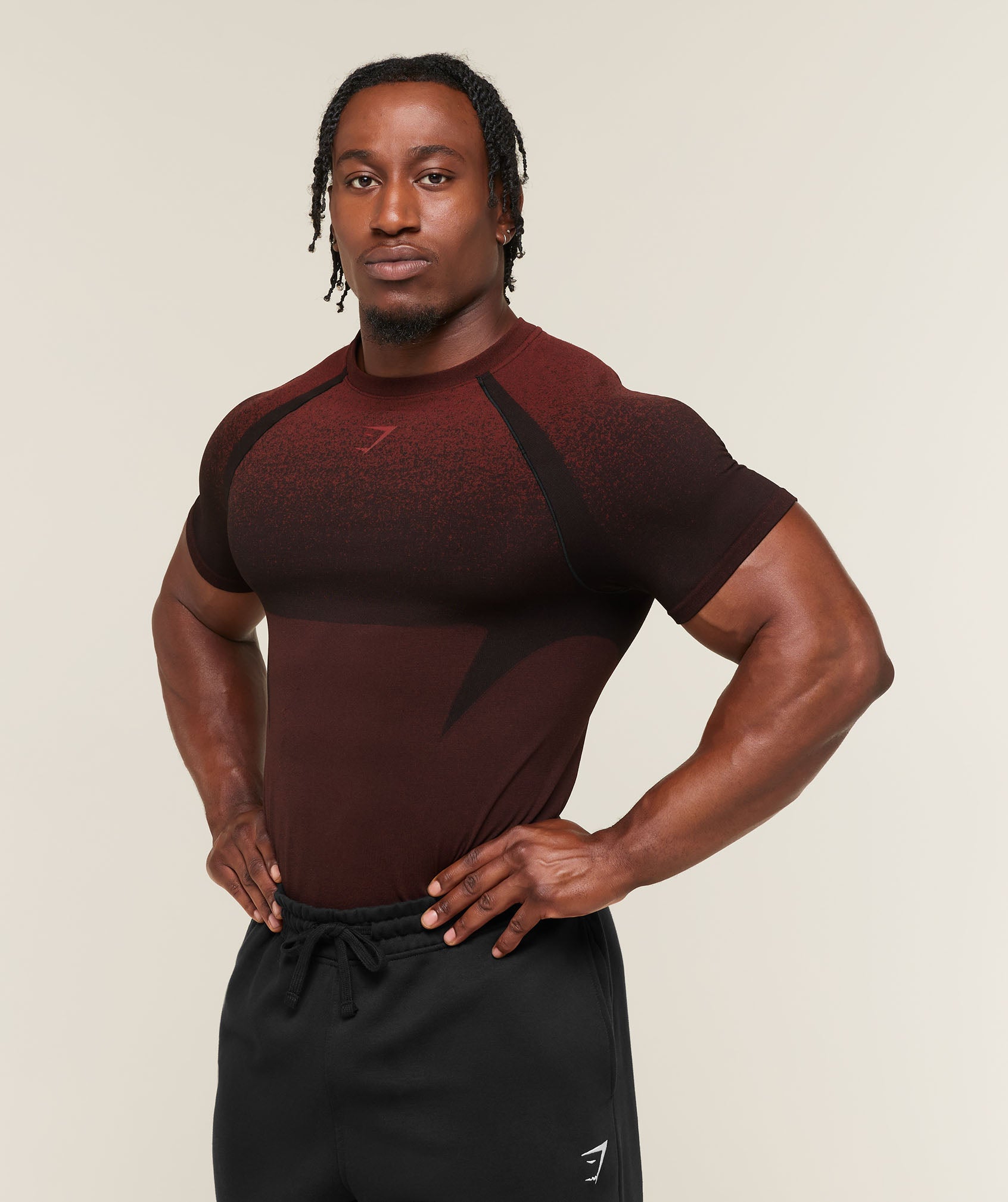 Shadow Seamless T Shirt - Sets Red — imagem 3