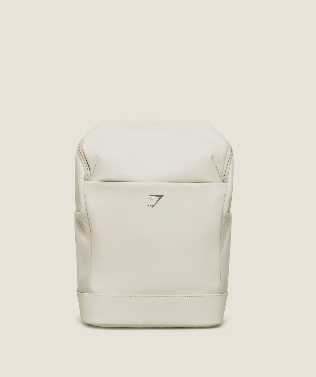 Small Sleek Backpack - Chalk Beige — imagem 1