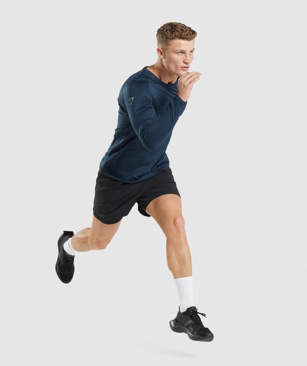 Speed Evolve Long Sleeve T-Shirt - Navy — imagem 4