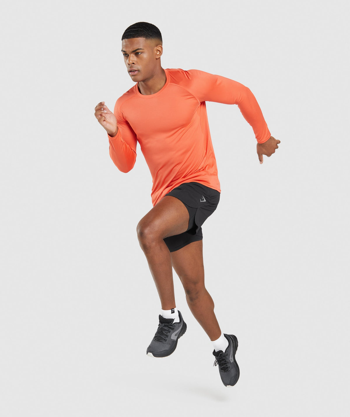 Speed Evolve Long Sleeve T-Shirt - Papaya Orange — imagem 4