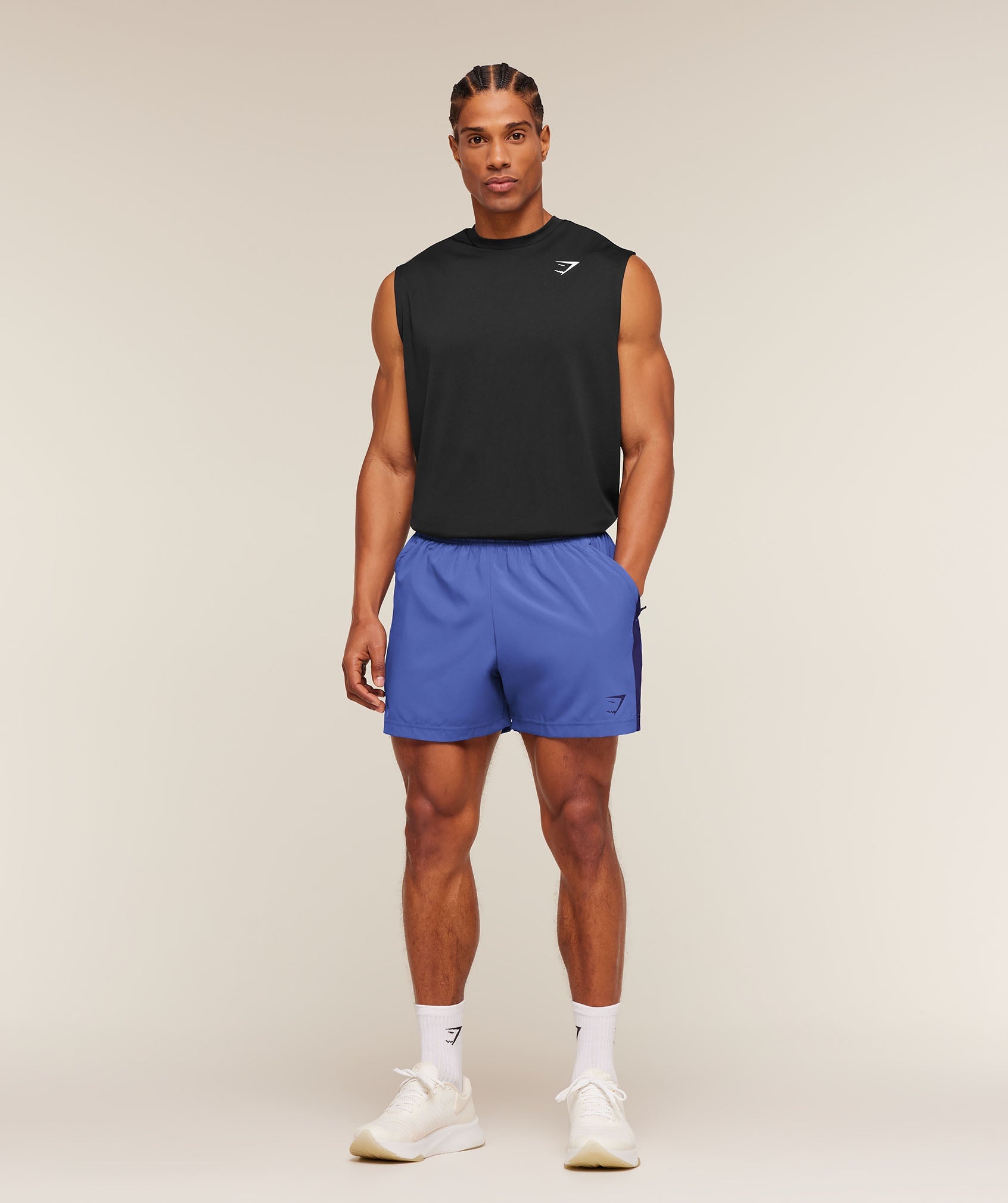Sport 5" Shorts - Force Blue/Indigo Purple — imagem 4