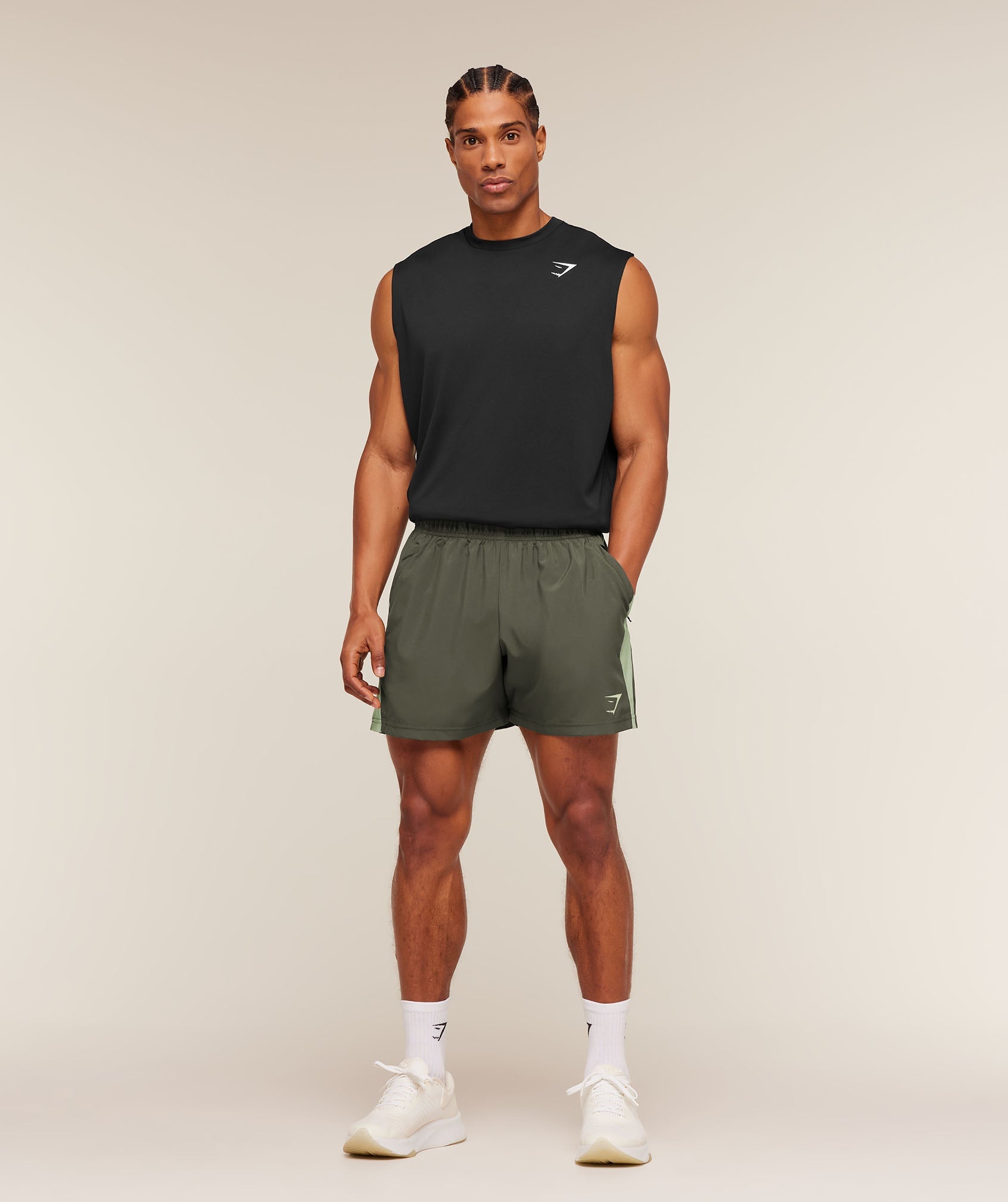 Sport 5" Shorts - Strength Green/Haze Green — imagem 4