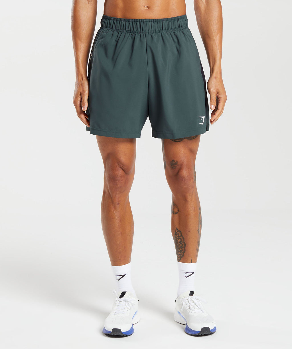 Sport 7" Shorts - Fog Green/Black — imagem 1