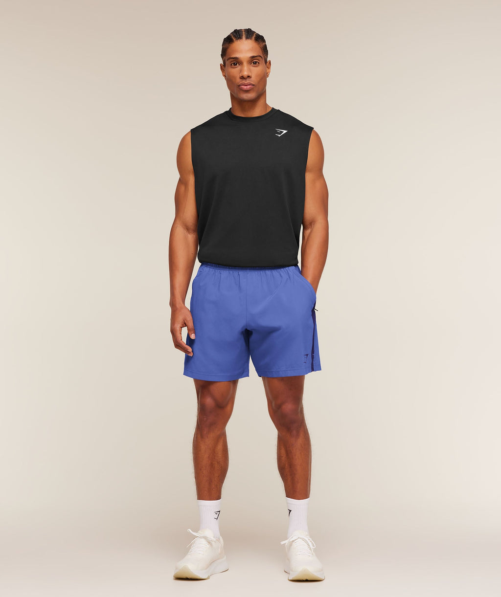 Sport 7" Shorts - Force Blue/Indigo Purple — imagem 4