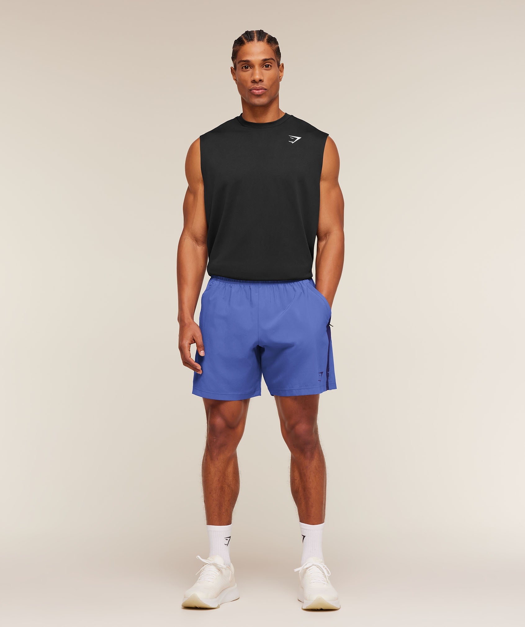Sport 7" Shorts - Force Blue/Indigo Purple — imagem 4