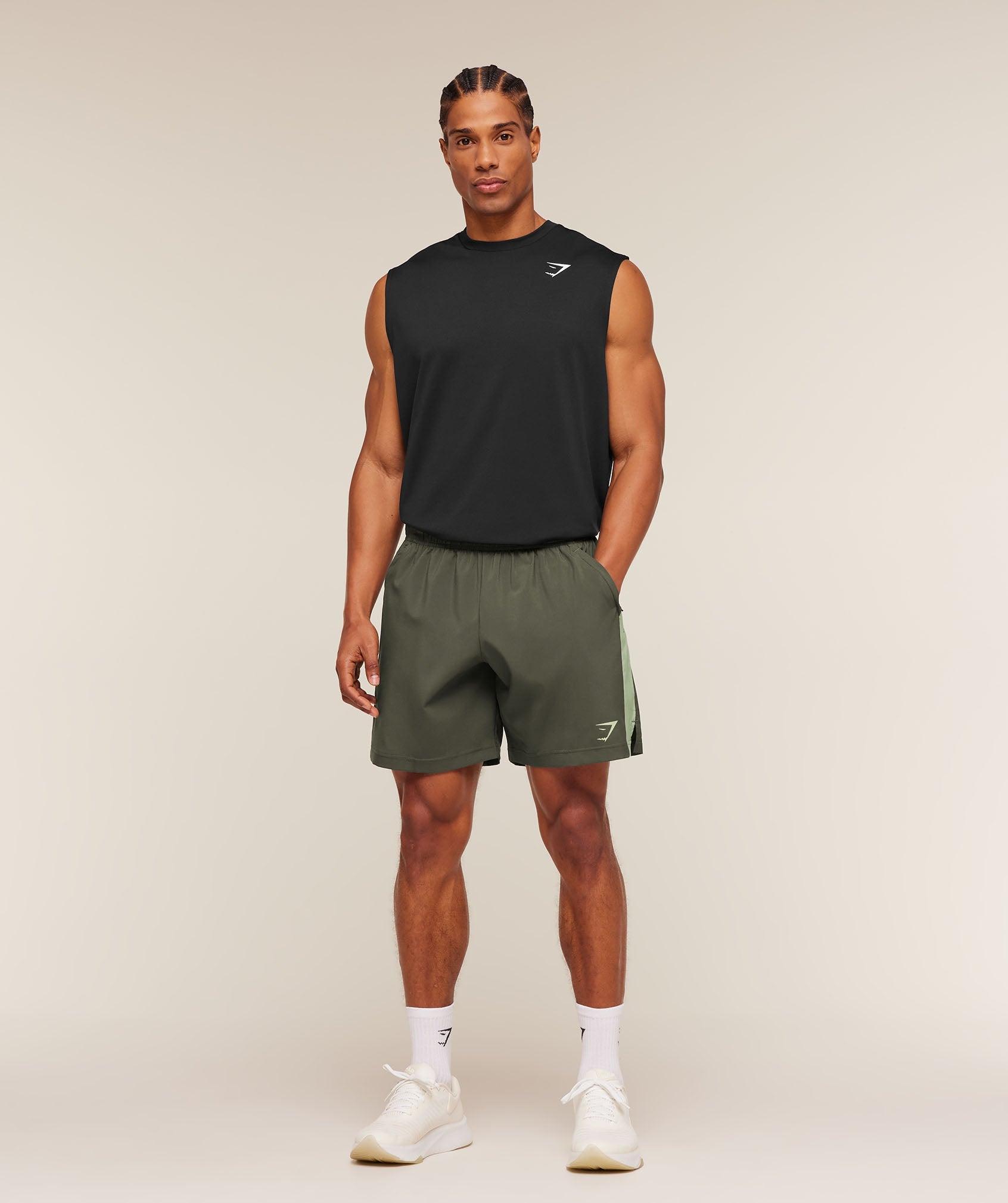 Sport 7" Shorts - Strength Green/Haze Green — imagem 4