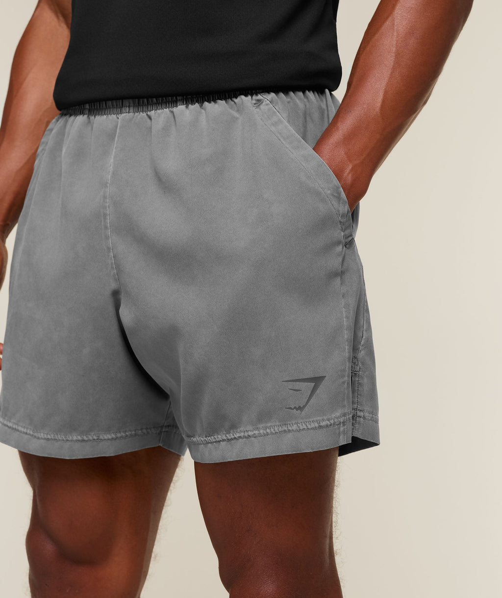 Sport Washed Shorts - Black/Wash — imagem 5