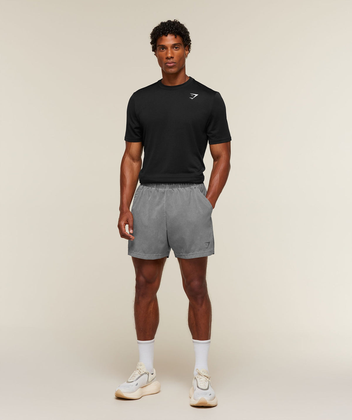 Sport Washed Shorts - Black/Wash — imagem 4