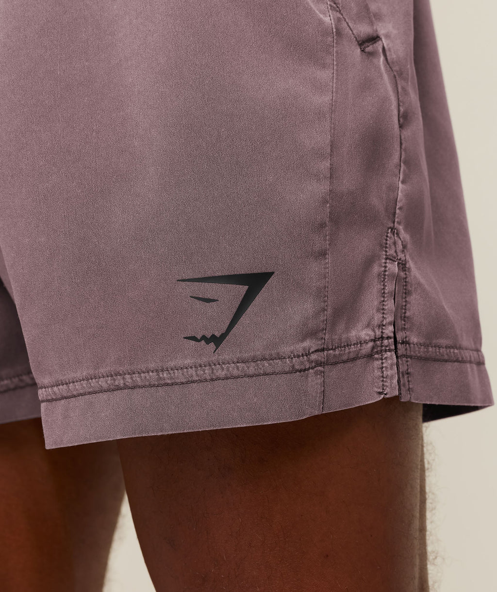 Sport Washed Shorts - Cherry Purple/Wash — imagem 4