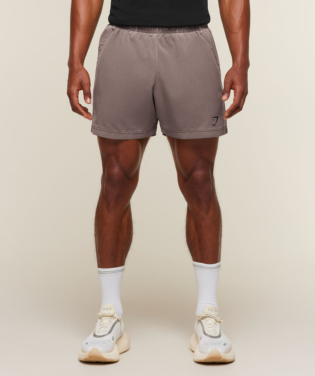 Sport Washed Shorts - Soft Brown/Wash — imagem 1
