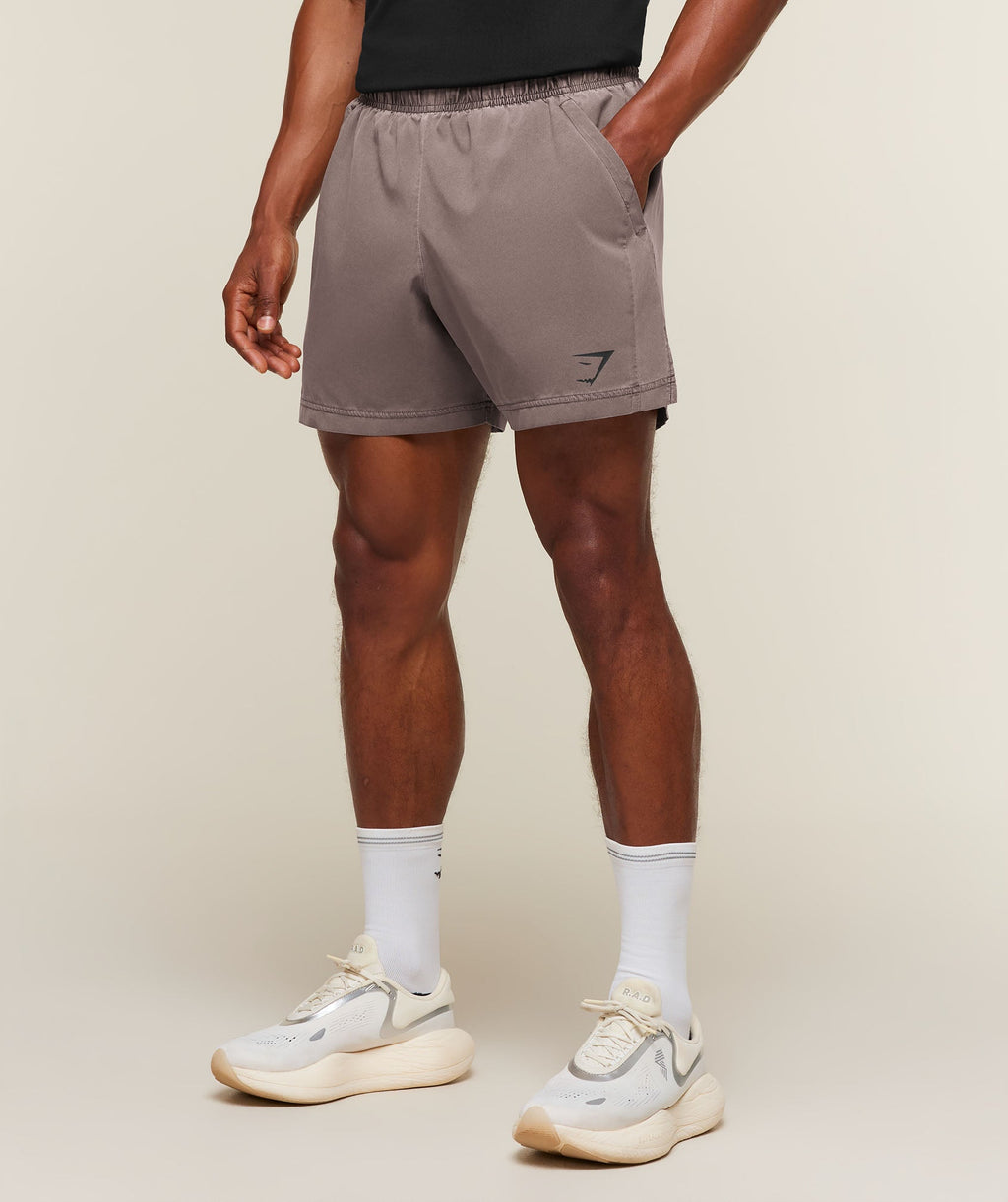Sport Washed Shorts - Soft Brown/Wash — imagem 3