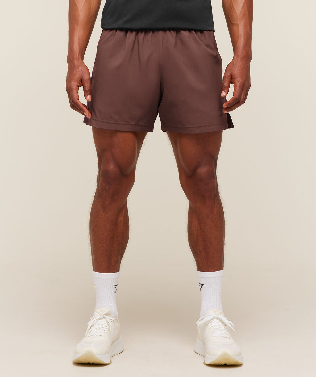 Sport 5" Shorts - Espresso Brown/Cherry Purple — imagem 1