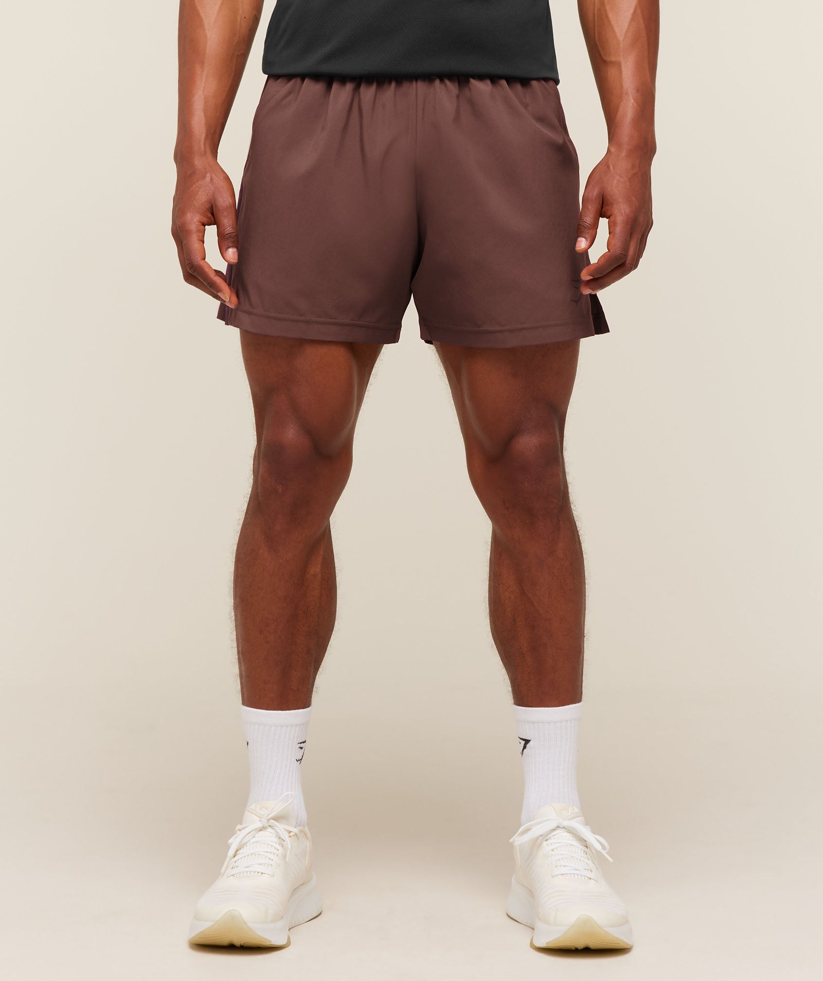 Sport 5" Shorts - Espresso Brown/Cherry Purple — imagem 1