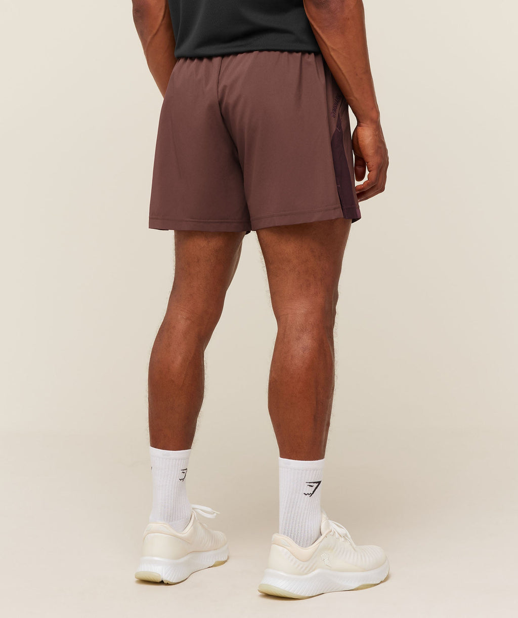 Sport 5" Shorts - Espresso Brown/Cherry Purple — imagem 2