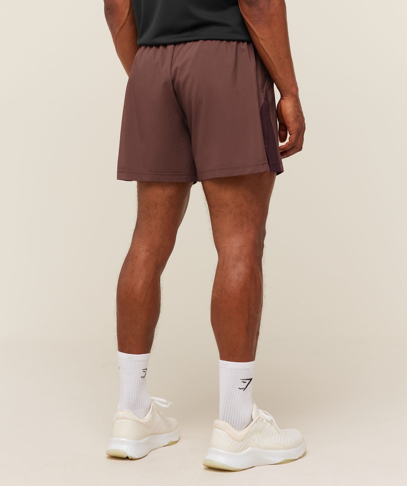 Sport 5" Shorts - Espresso Brown/Cherry Purple — imagem 2