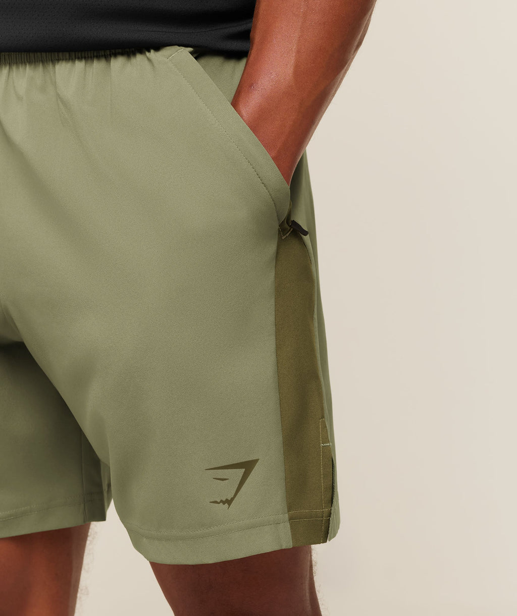 Sport 7" Shorts - Grounded Green/Canvas Green — imagem 4