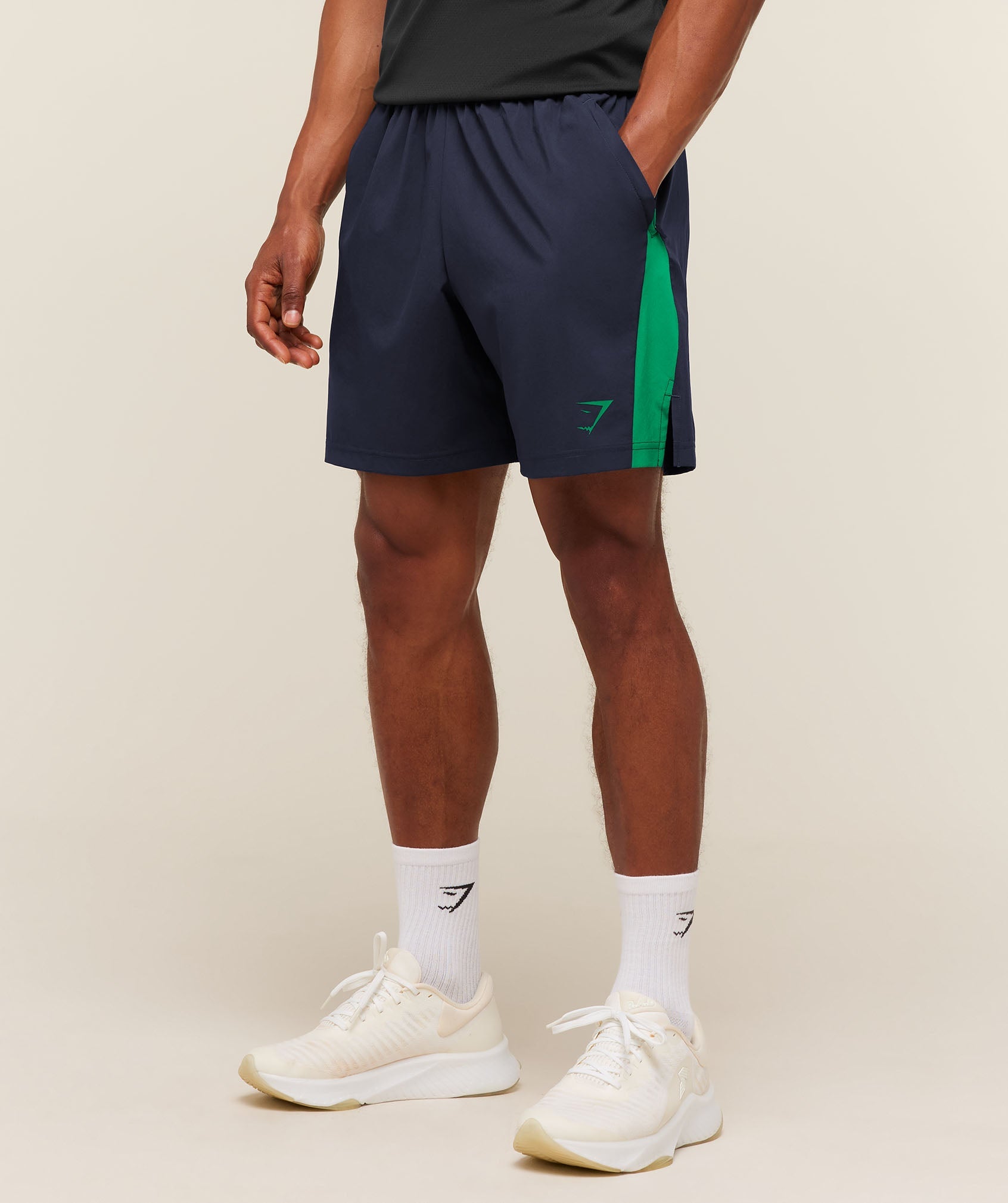 Sport 7" Shorts - Heavy Blue/Track Green — imagem 3