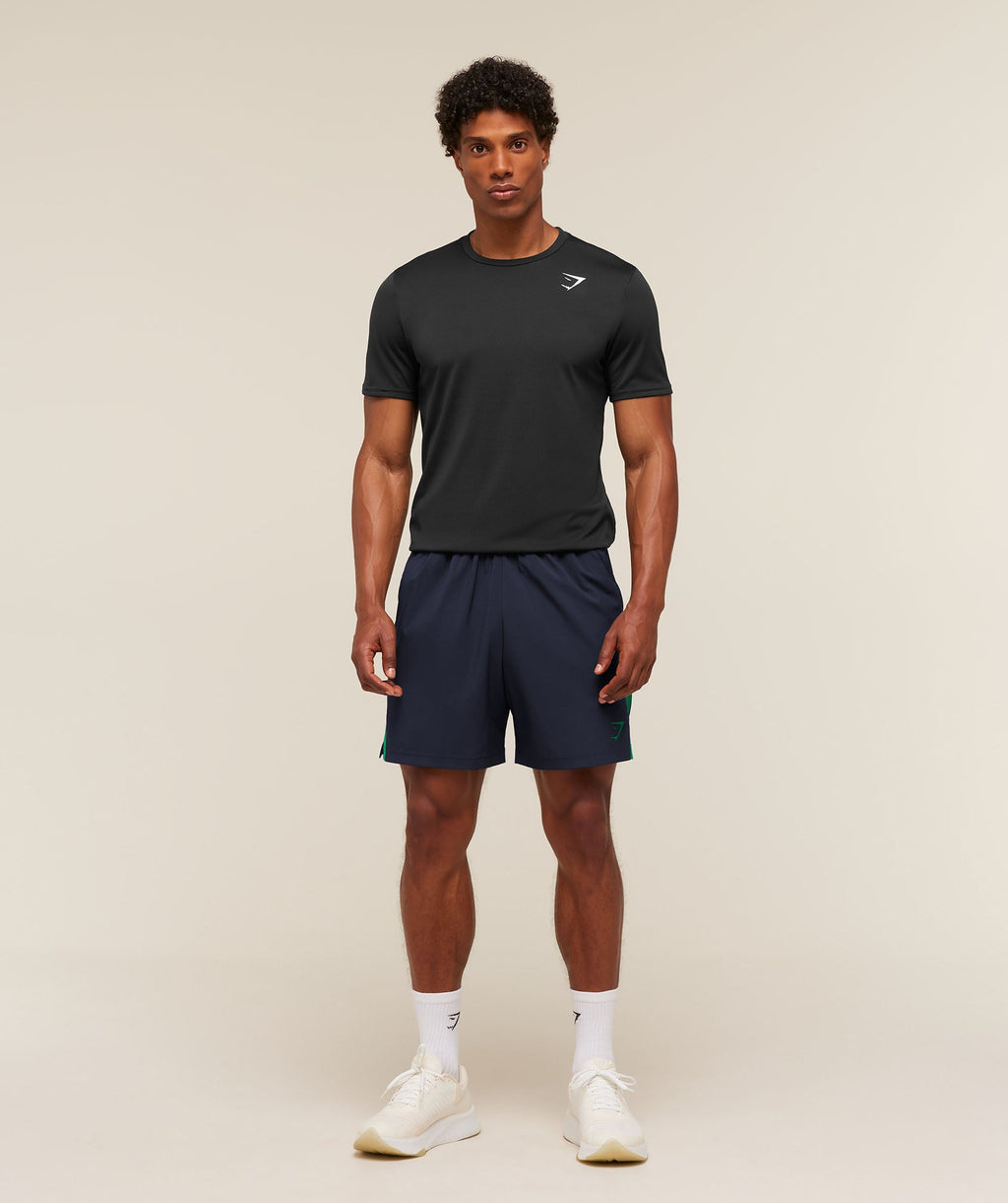 Sport 7" Shorts - Heavy Blue/Track Green — imagem 6