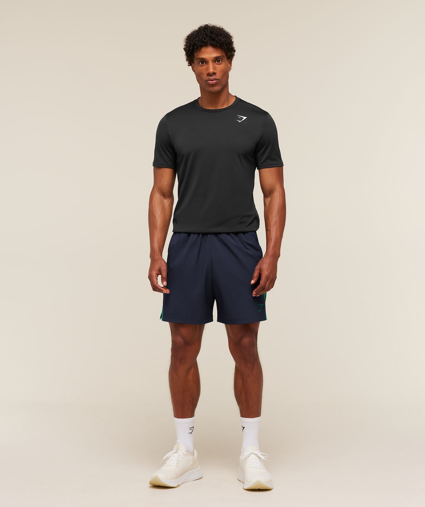 Sport 7" Shorts - Heavy Blue/Track Green — imagem 6