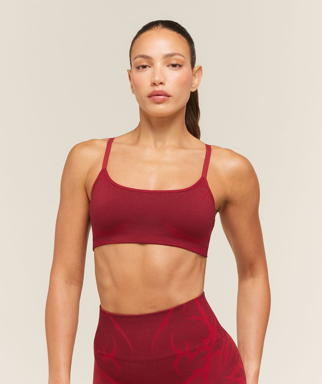 Storm Seamless Sports Bra - Sets Red/Carmine Red — imagem 1