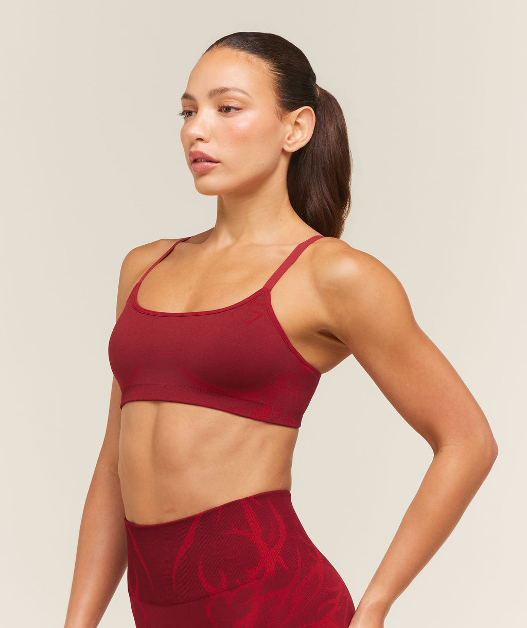 Storm Seamless Sports Bra - Sets Red/Carmine Red — imagem 3