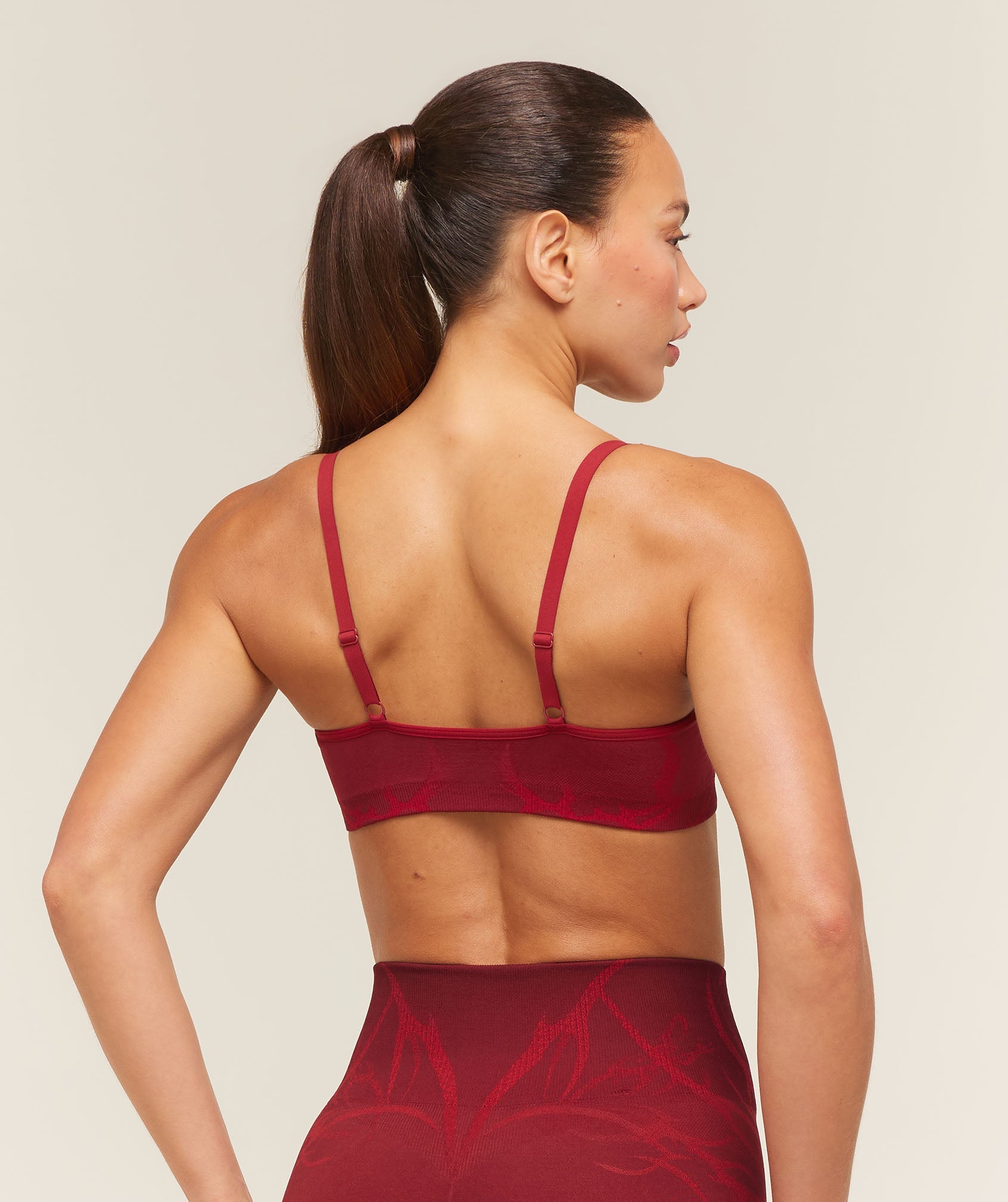 Storm Seamless Sports Bra - Sets Red/Carmine Red — imagem 2