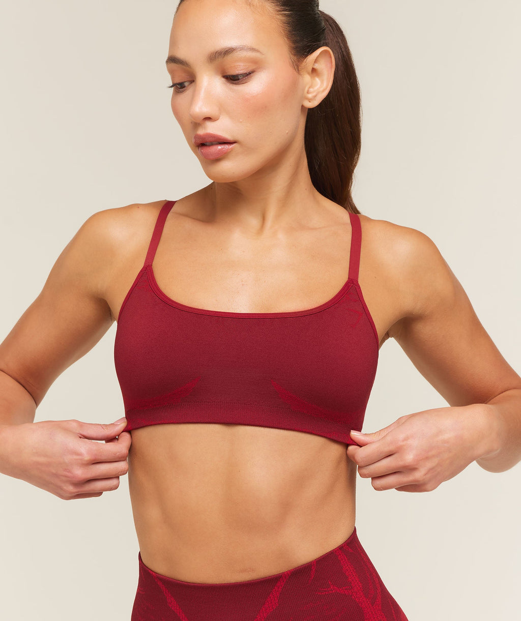 Storm Seamless Sports Bra - Sets Red/Carmine Red — imagem 6