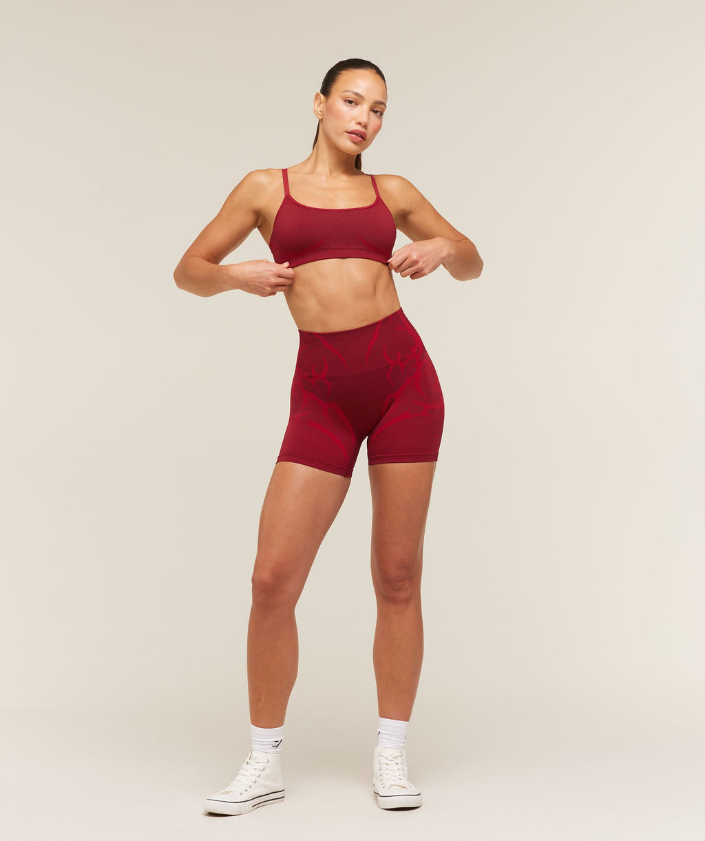 Storm Seamless Shorts - Sets Red/Carmine Red — imagem 4