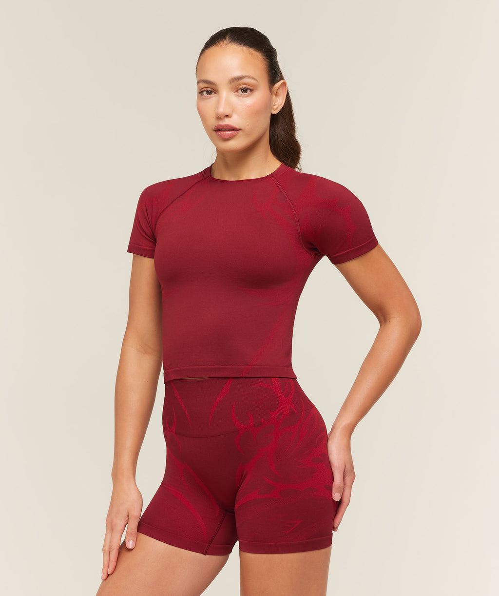Storm Seamless Top - Sets Red/Carmine Red — imagem 2