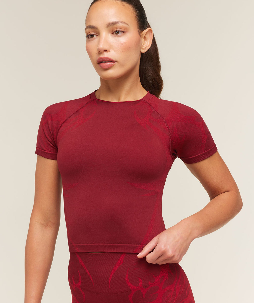 Storm Seamless Top - Sets Red/Carmine Red — imagem 6