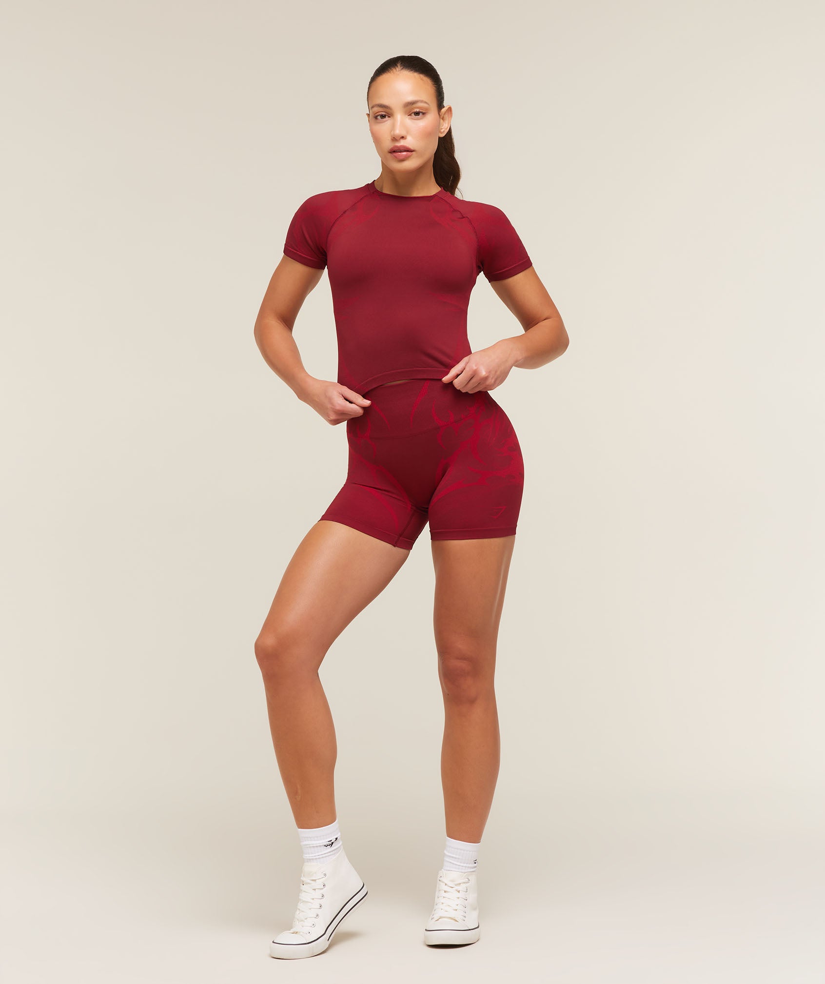 Storm Seamless Top - Sets Red/Carmine Red — imagem 4