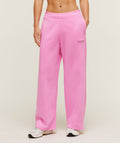 Script Embroidery Wide Leg Pants - Focus Pink — imagem 1