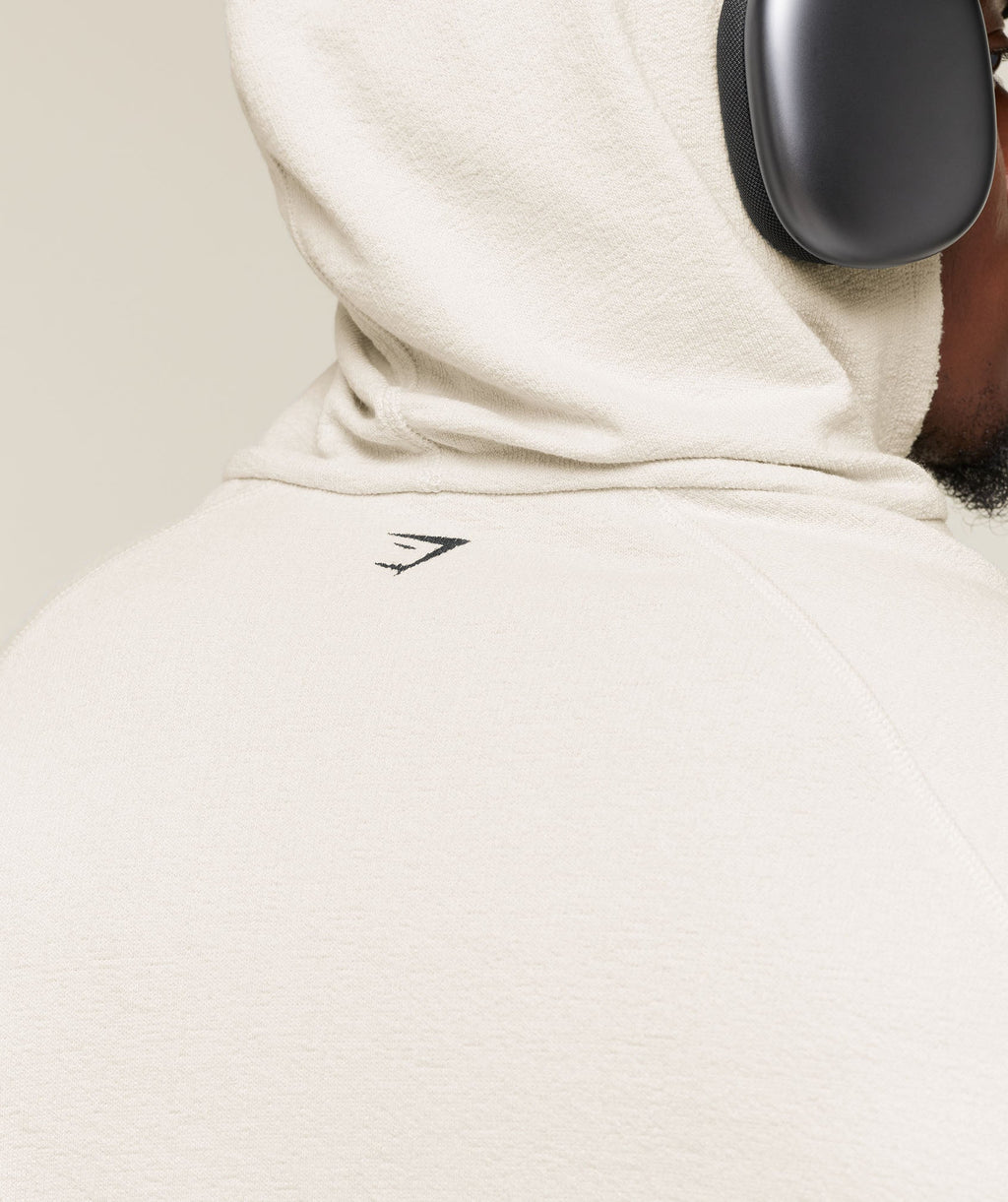 Summer Pump Cover Short Sleeve Hoodie - Tinted White — imagem 6
