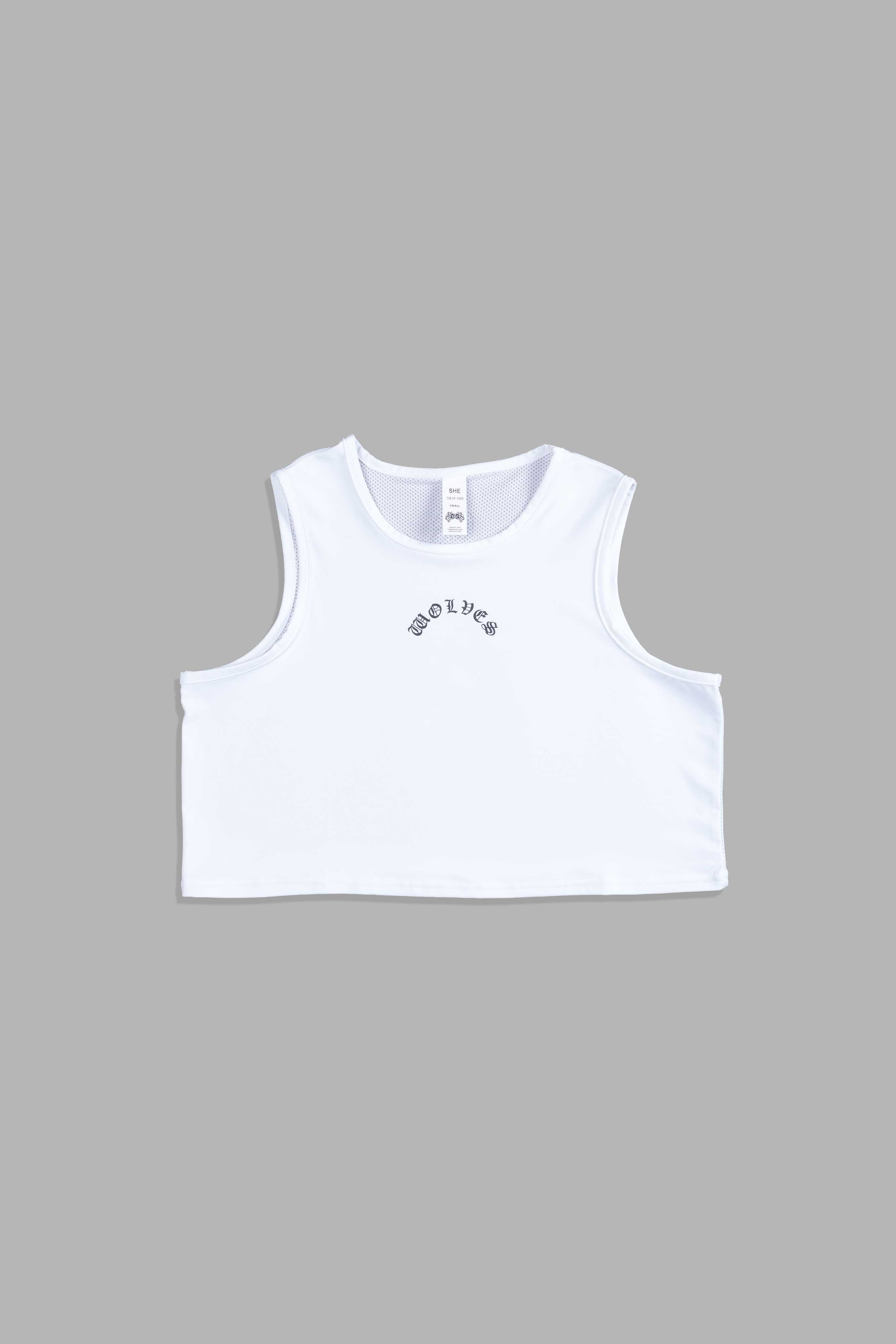 Chopper She "Dry Wolf" Training Tank in White — imagem 1