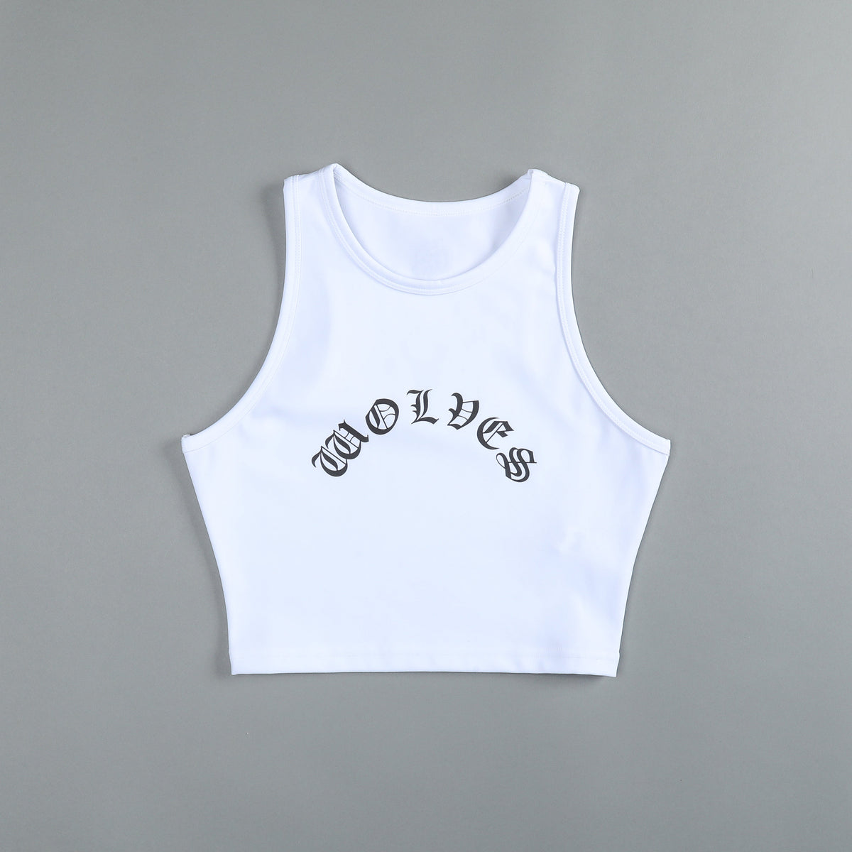 Riders On The Storm "Energy" Racerback Tank in White - imagem 3