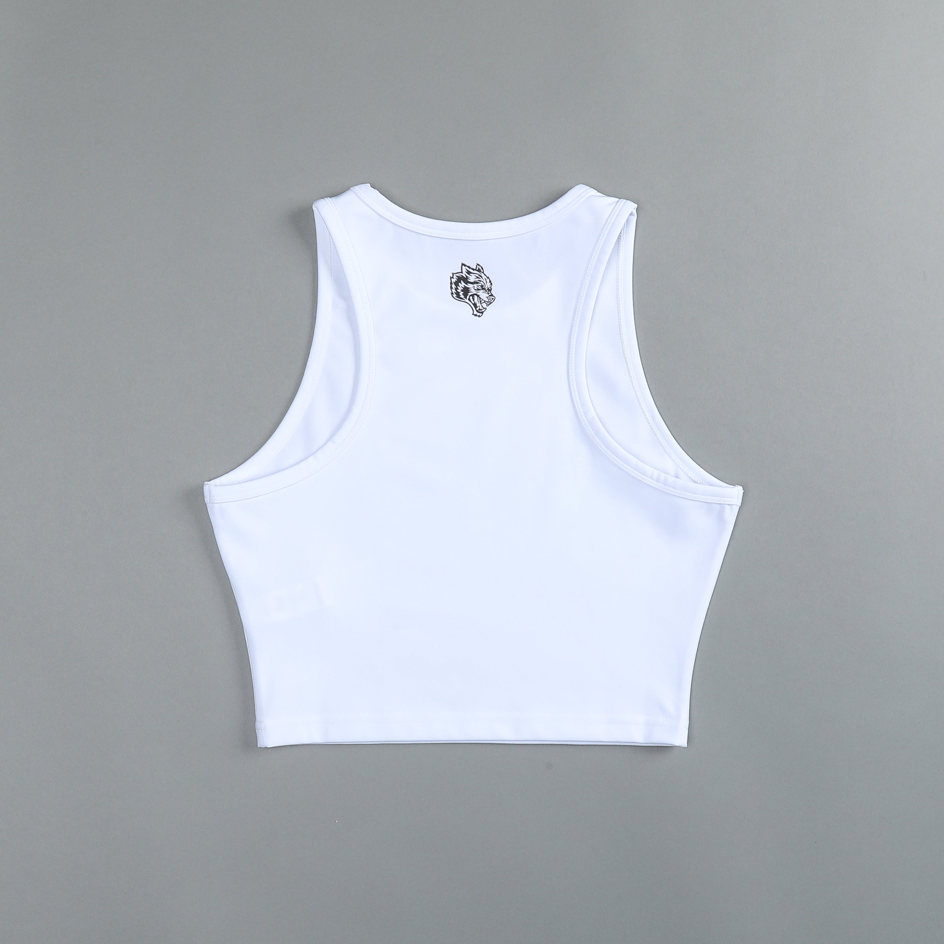 Riders On The Storm "Energy" Racerback Tank in White — imagem 4