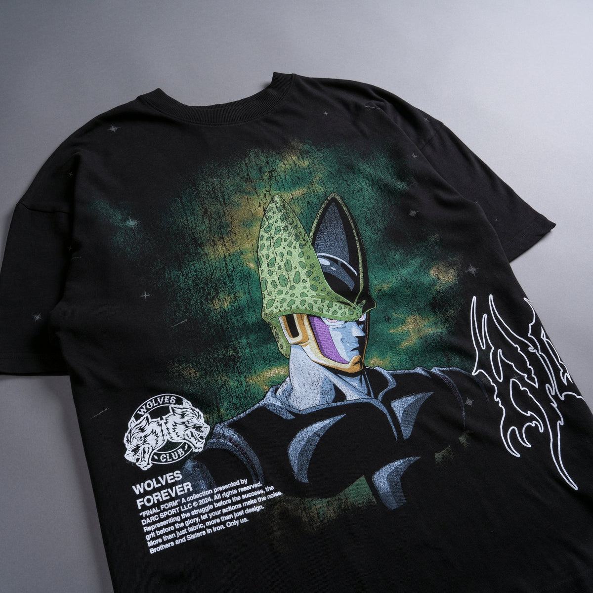 Cell Energy "Premium" Oversized Tee in Black — imagem 7