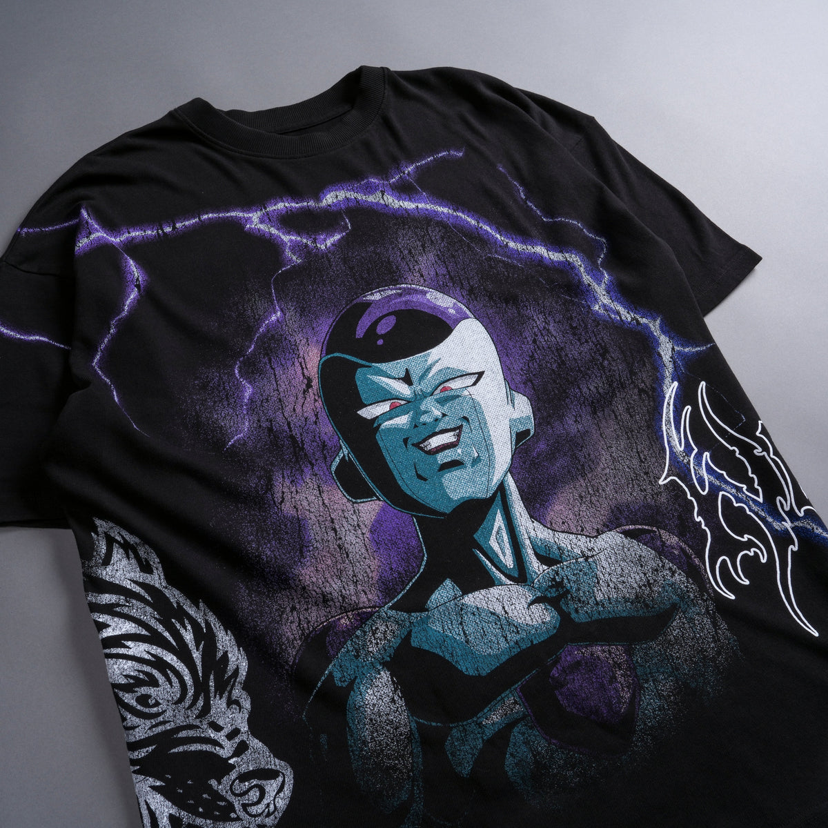 Frieza Energy "Premium" Oversized Tee in Black — imagem 7
