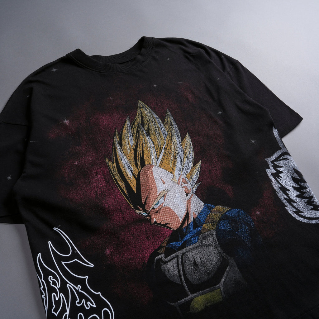 Vegeta Energy "Premium" Oversized Tee in Black — imagem 8