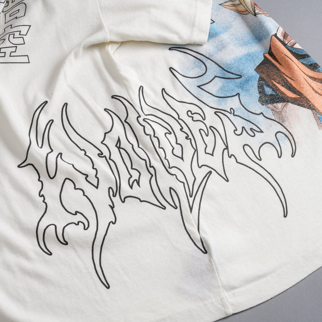 Goku "Premium" Oversized Tee in Cream — imagem 9