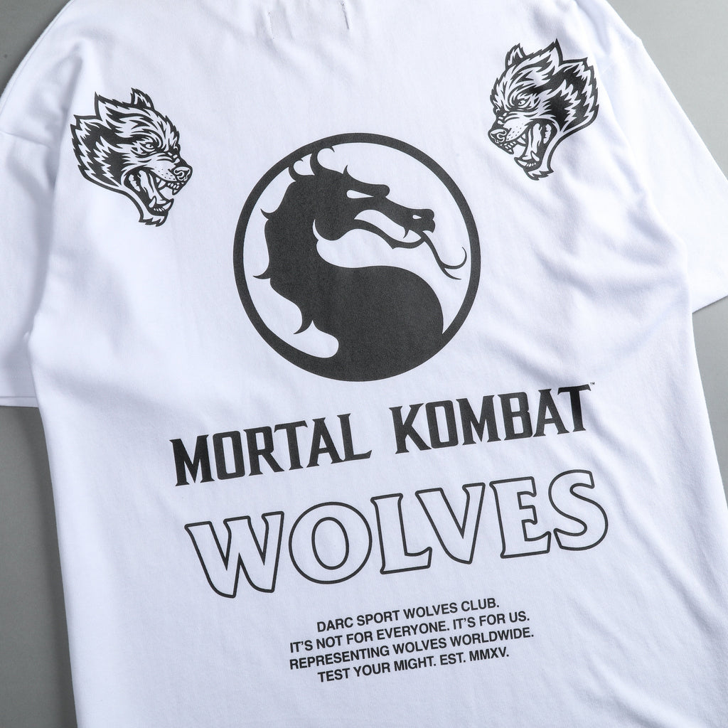 Test Your Might Premium Oversized Tee in White — imagem 6