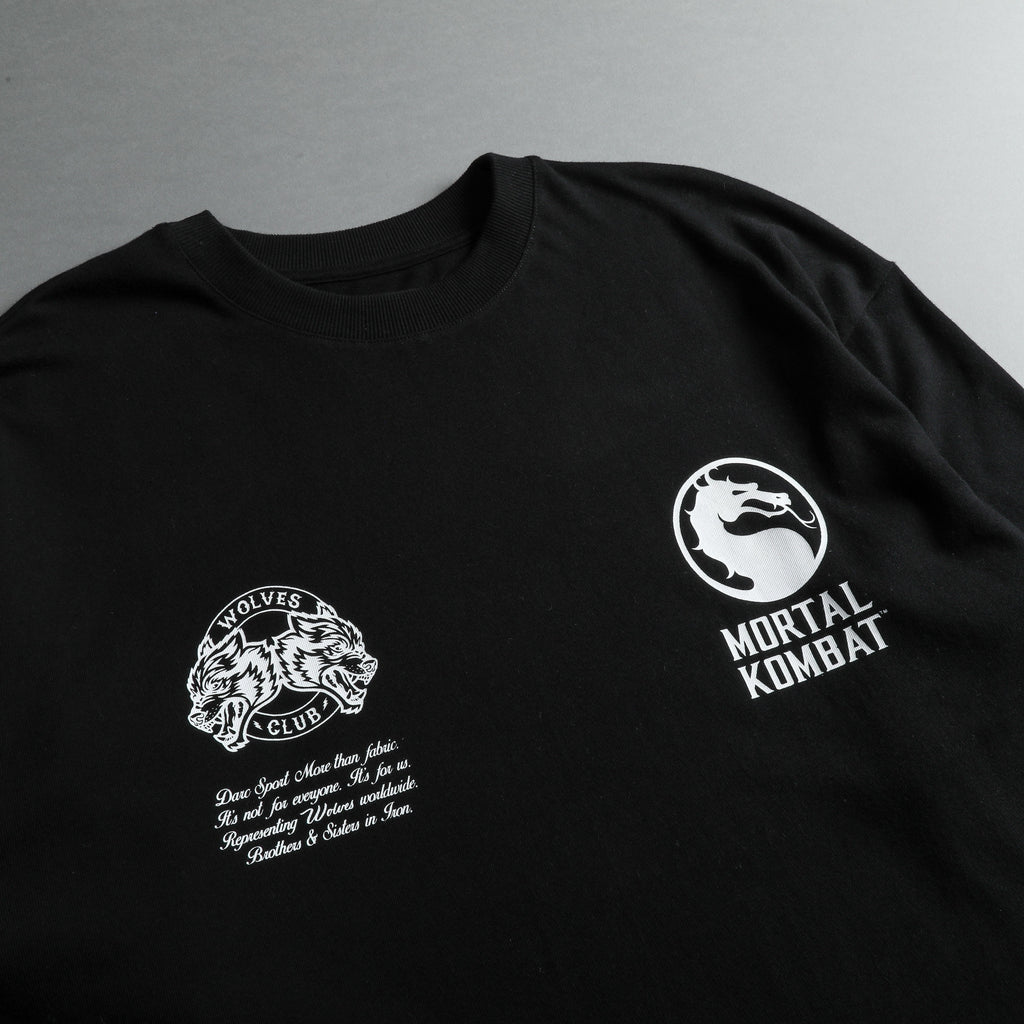 Test Your Might Premium Oversized Tee in Black — imagem 5