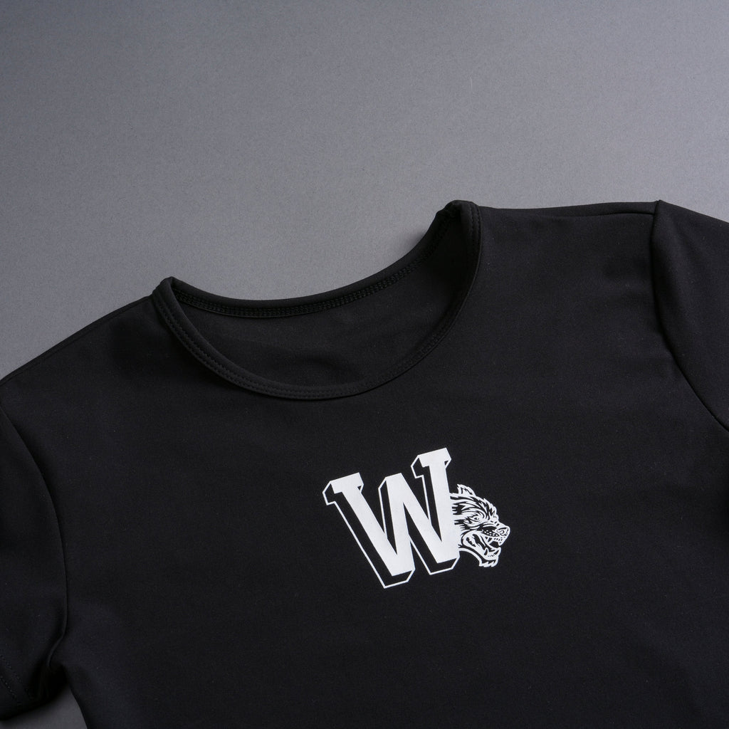 Move Fast S/S "Energy" Top in Black — imagem 8