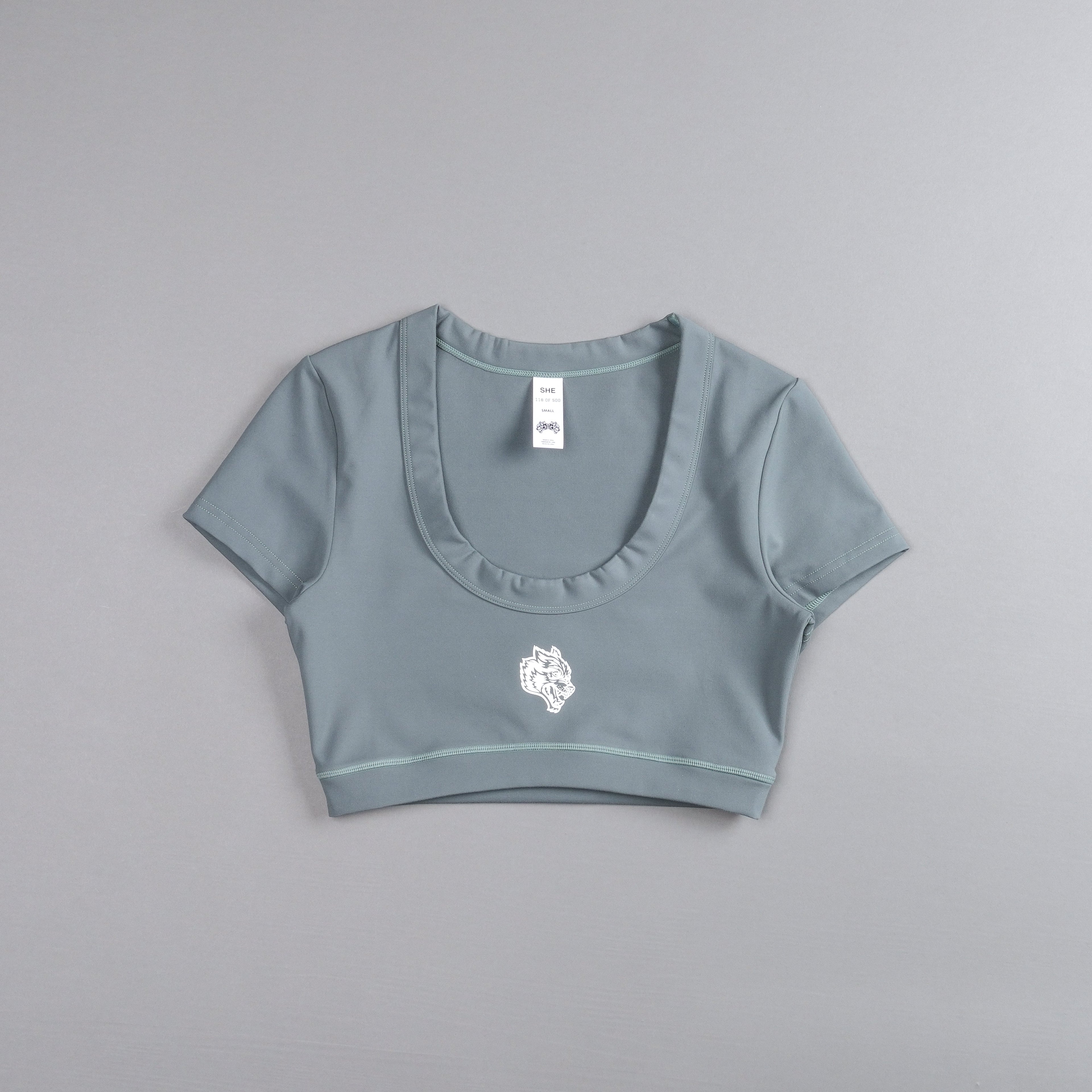 Single S/S Grace "Energy" Top in Greek Stone — imagem 3