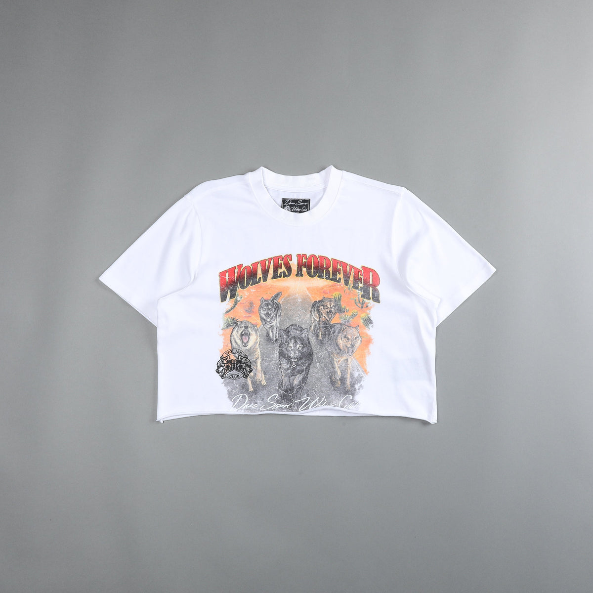 Run Free "Premium Vintage" (Cropped) Tee in Off White - imagem 3